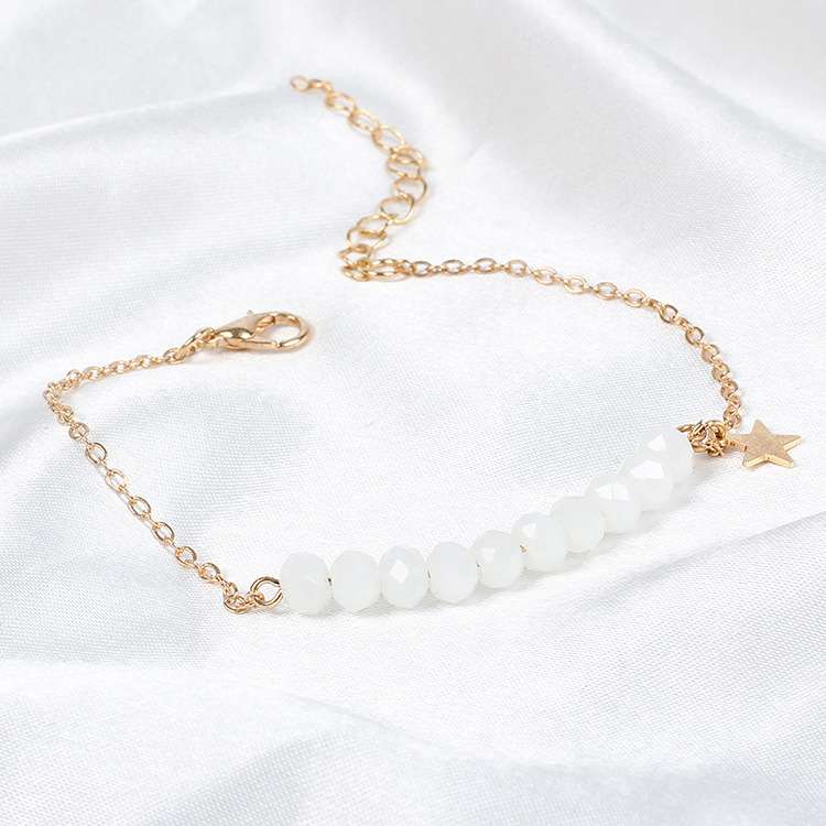 New accessories simple crystal bracelet, fashionable and versatile women's Fashion Star Bracelet