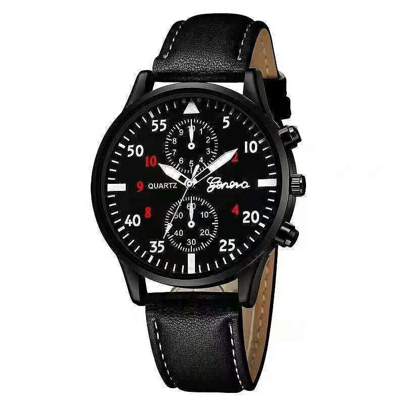 Geneva Men's Busines two-eye alloy wristwatch