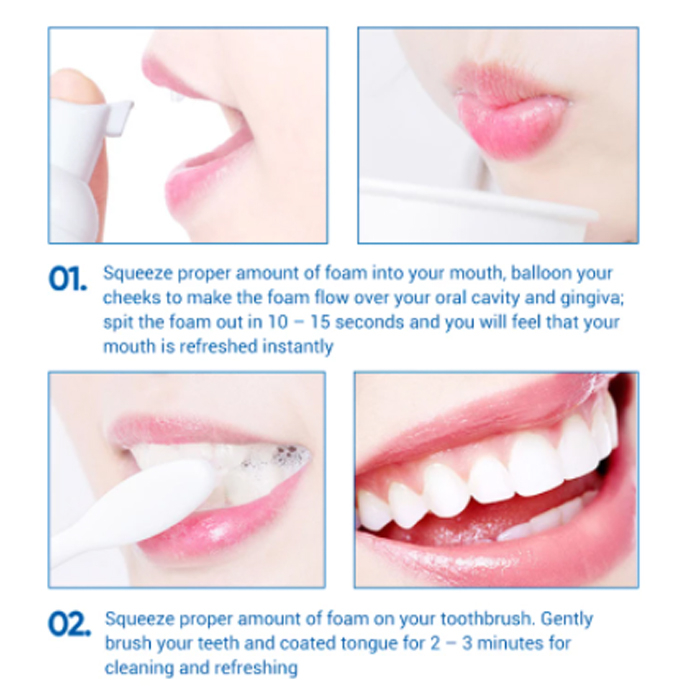 60ml LANBENA Teeth Whitening Essence Powder Oral Hygiene Cleaning Serum Removes Plaque Stains Tooth Bleaching Dental Tools 