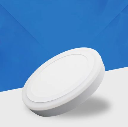 New Style Indoor Lighting Round Die Casting Aluminum Two Color 12w  Surface Warm and Blue Led Panel Light