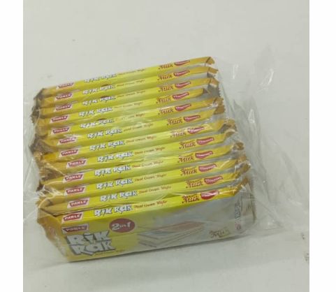 PARLE RIK RAK BISCUIT CHOCOLATE, BANANA MILK, STRAWBERRY, VANILLA, 18g