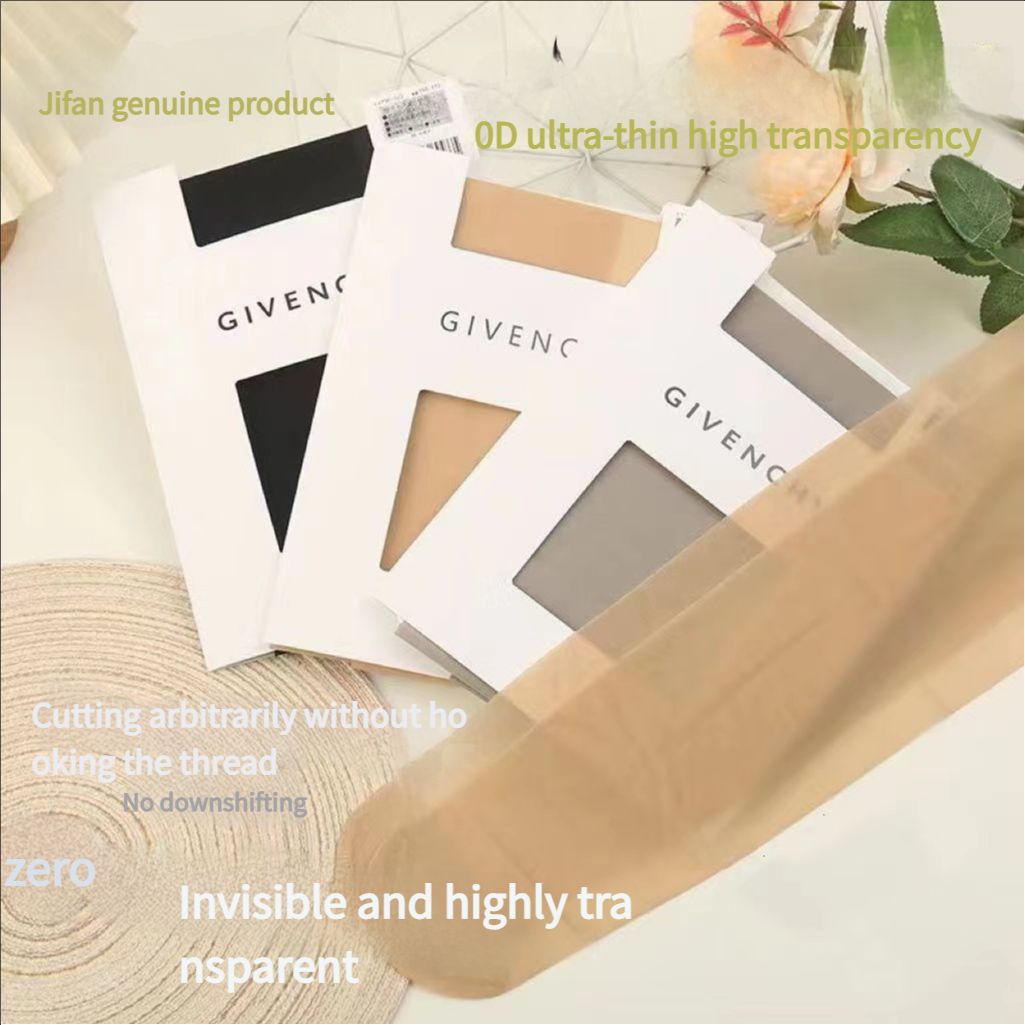 Women's summer thin 5D anti hook silk leg bare feeling ultra-thin invisible artifact pantyhose