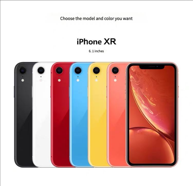 [Lowest Price] Refurbished Apple iPhone XR-64GB|128GB|256GB-Fully Unlocked-Excellent Model