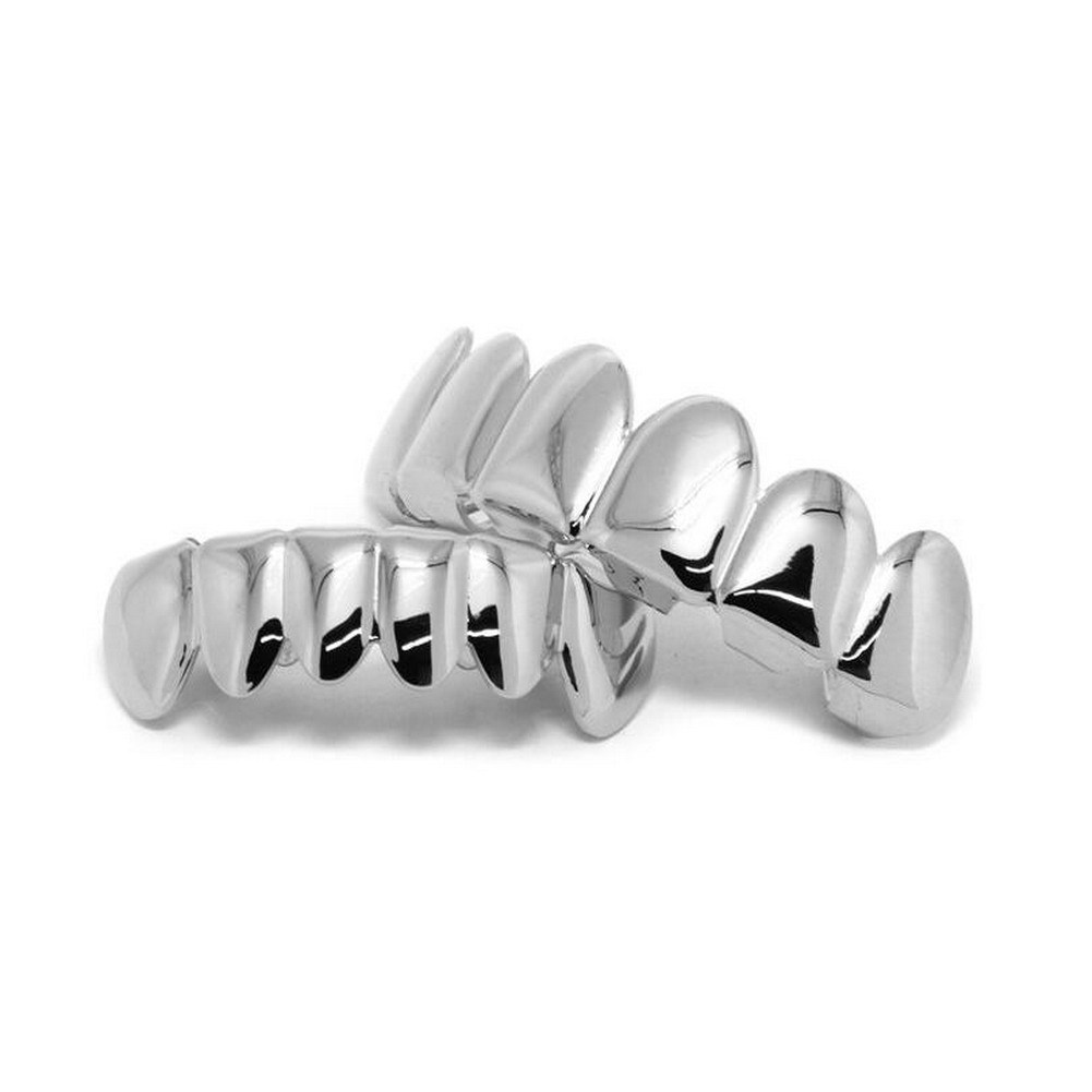 hip-hop gold braces TeethGrillz real gold electroplated braces hip-hop grillz tooth grillz