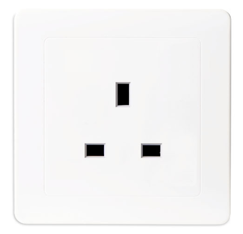 Model 86 English Standard three-hole socket, multi-function International Square foot panel, 13A English socket for household use