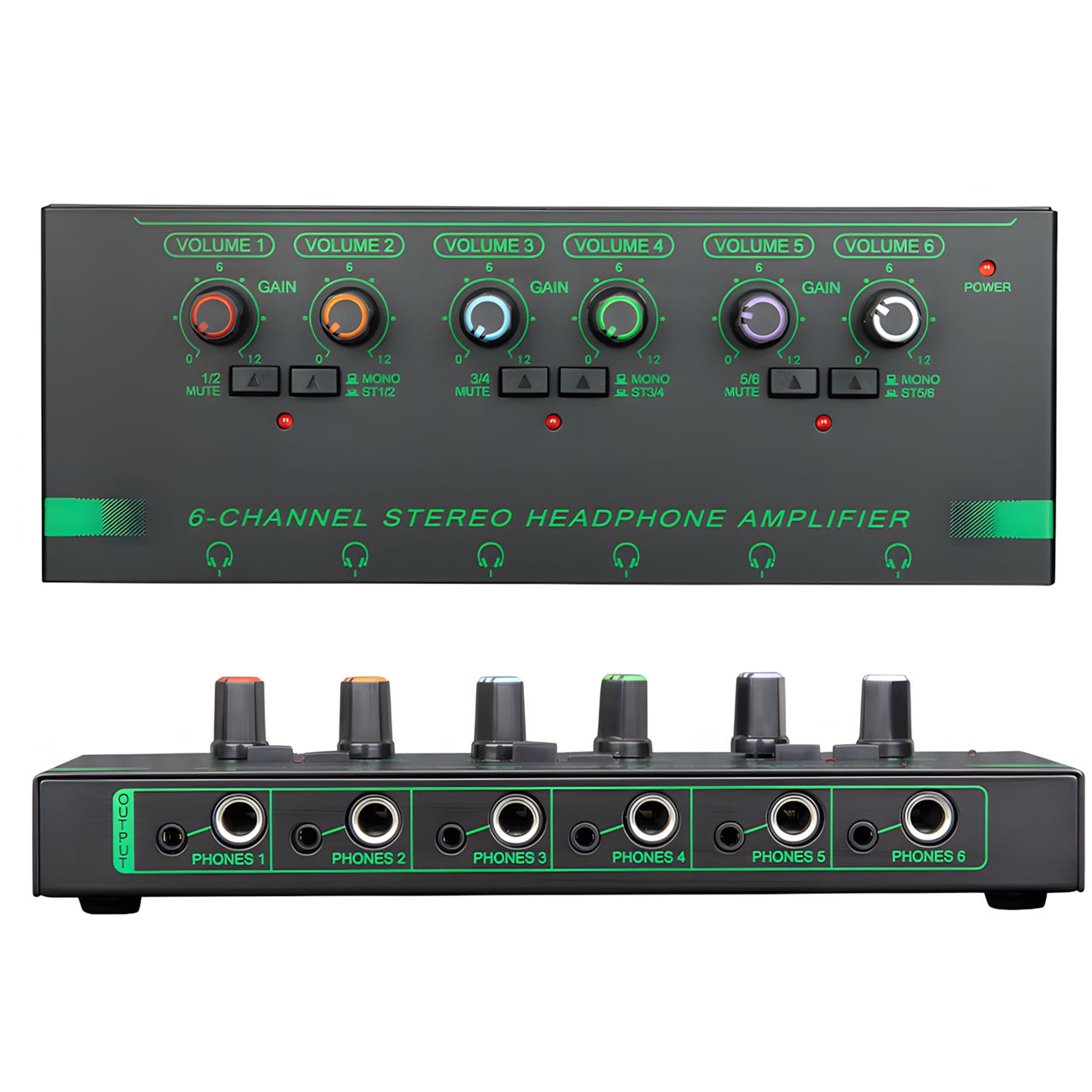 Headphone Amplifier 4-channel 6-channel monitor headphone amplifier mini audio professional