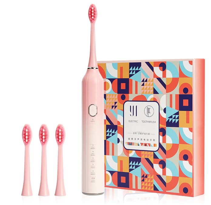 Powerful Ultrasonic Electric Toothbrush USB Charge Rechargeable Tooth Brush Washable Electronic Teeth Brush
