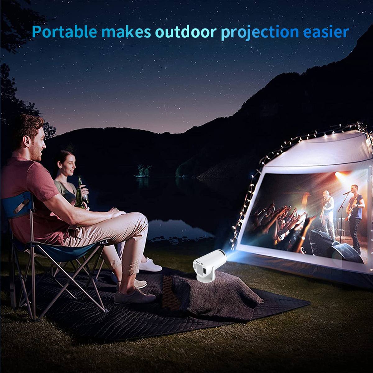Home high-definition projector, mini mini portable home mobile game controller projector