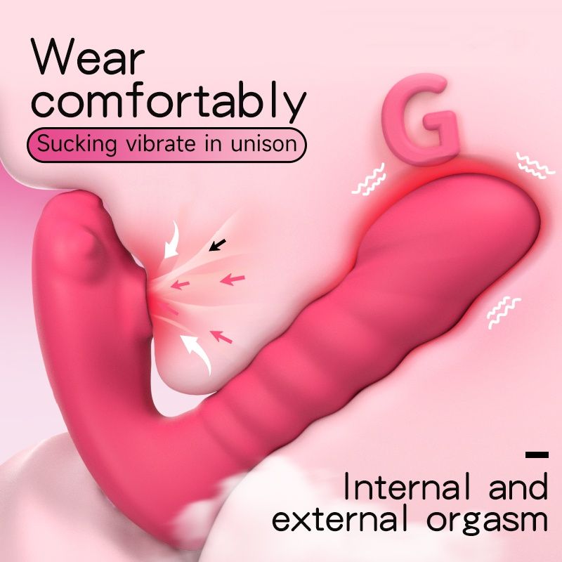 Vibrator Adult Sex Toys for Women - 4 in 1 Tongue Thrusting Vibrators Dildo Rose Sex Toys with 10 Licking Clitoral & 10 Vibration Mode, G Spot Clit Stimulator Pleasure Tools for Female Couples Games