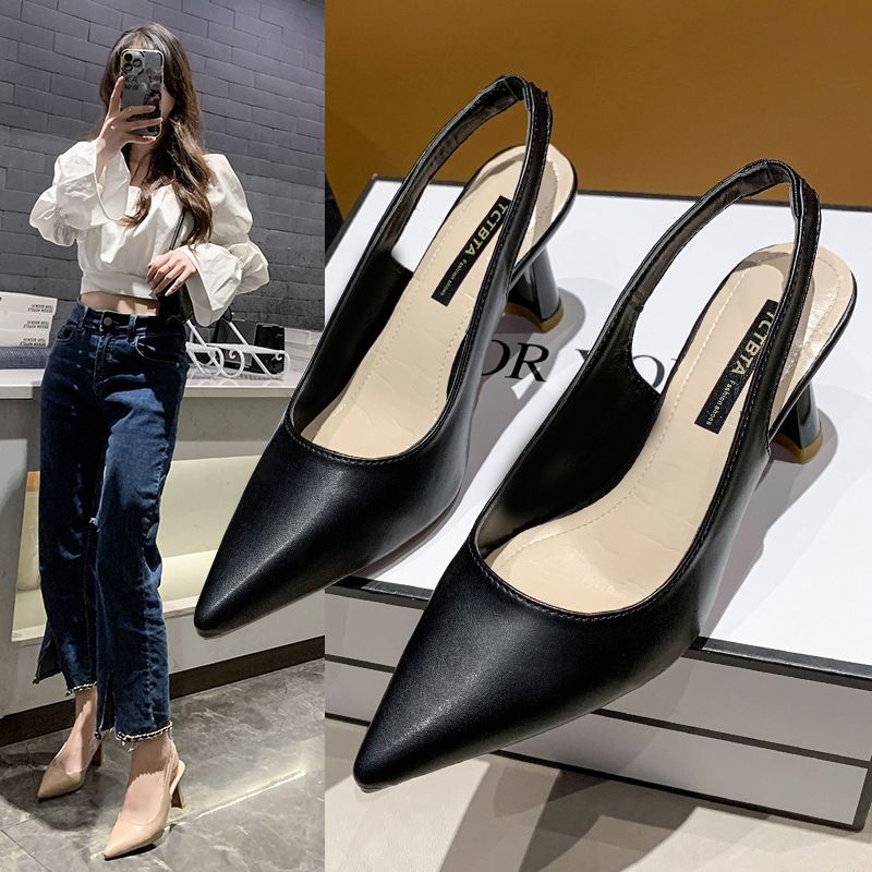 New pointed high heeled shoes for women stiletto toe sandals shallow mouth pumps women