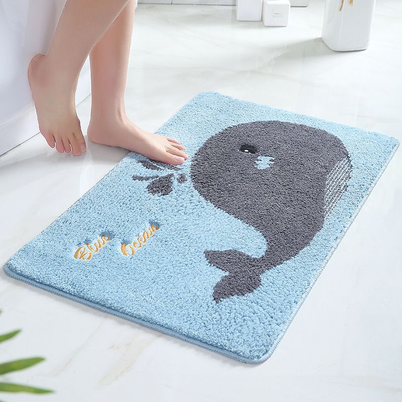 Cartoon Household Carpet Bathroom Doorway Water-Absorbent Non-slip Wash Mats
