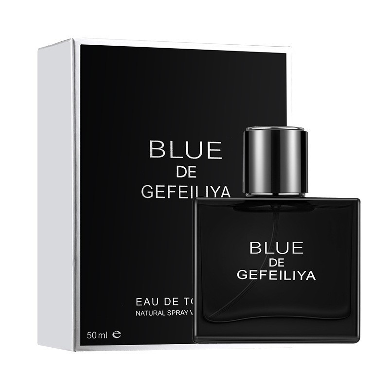 Flower Story Azure Men's Perfume - Long-Lasting Light Fragrance Ocean Note Cologne