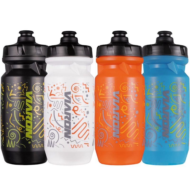 Mountain Bike Sports Water Bottle 550mL Outdoor Cycling Plastic Water Cup Squeezing to Prevent Side Leakage