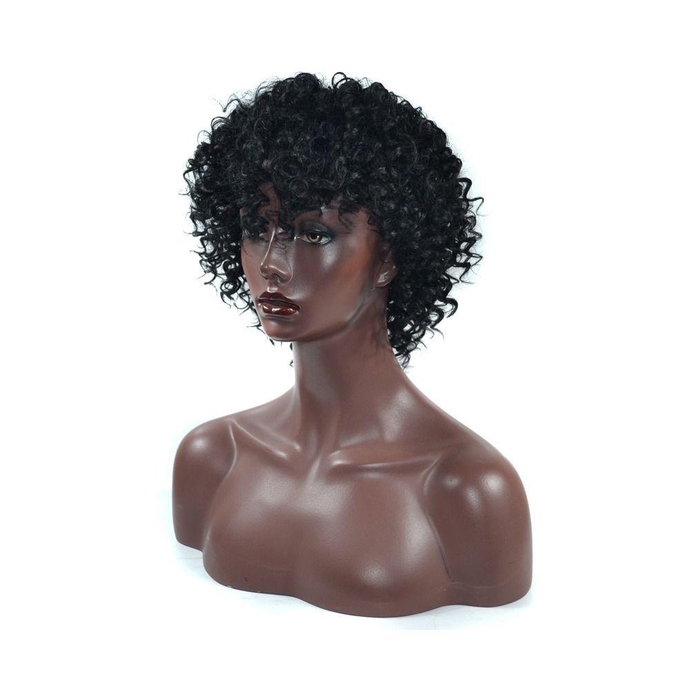 TopKiss Sexy Small Curls Wig for Women, Wish Synthetic Hair Head Cover Local