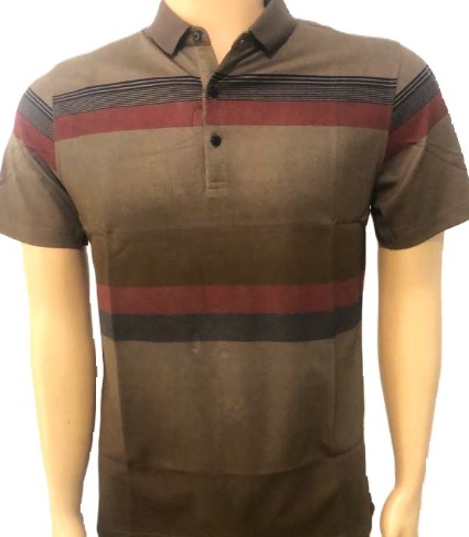 Men's Custom Design Short Sleeve Striped Polo Shirts Pique Men's Short Sleeve Polo T Shirt super latest 