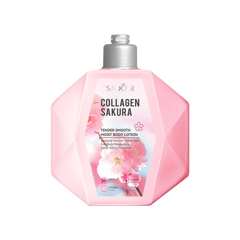【2 for 100GHS (50GHS each); 5 for 220GHS (44GHS each)】SADOER Sakura Collagen Moisturizing Body Lotion