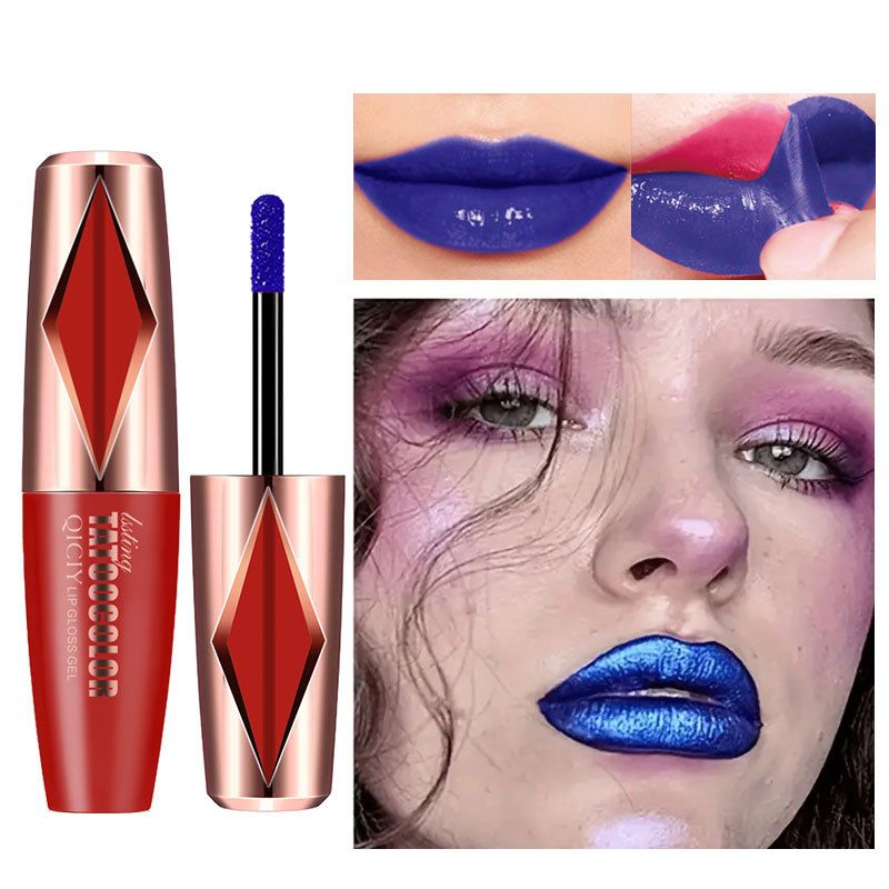 Lipstick Tear off lip gloss colorfast smudge proof Tear off the red lip glaze CRRSHOP women beauty care makeup