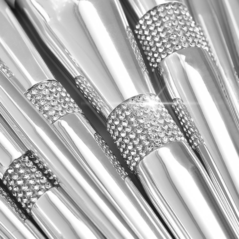 Eleven high-end makeup brushes with drill soft hair eye shadow brush foundation make-up beauty tools