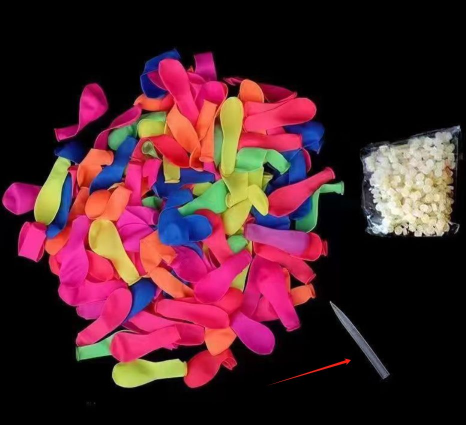 3 Bundles of Kids Water Balloon Refill Set 111 Water Fast Inflation Set Balloons Summer Splash Party Quick Fun Outdoor Backyard Water Toys for Pool500 balloon refill pack