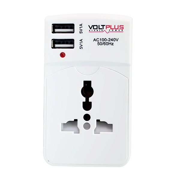 VOLTPLUS MULTI ADAPTER 13A WITH USB SLOT VP-AD13AU