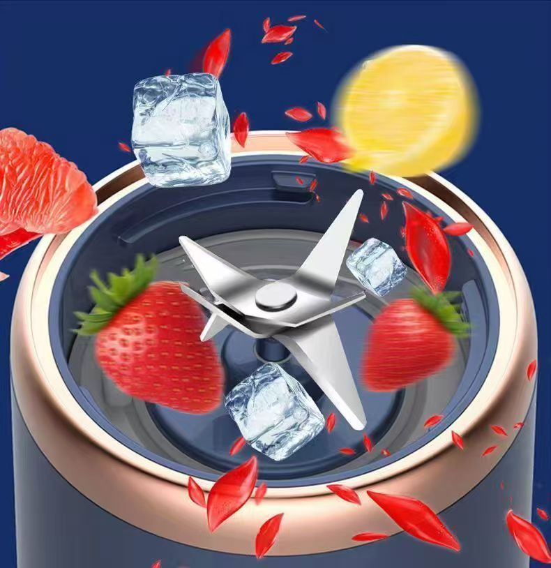 Portable and portable, dual motor drive - 400ml wireless juicer, start a new experience of fresh juice