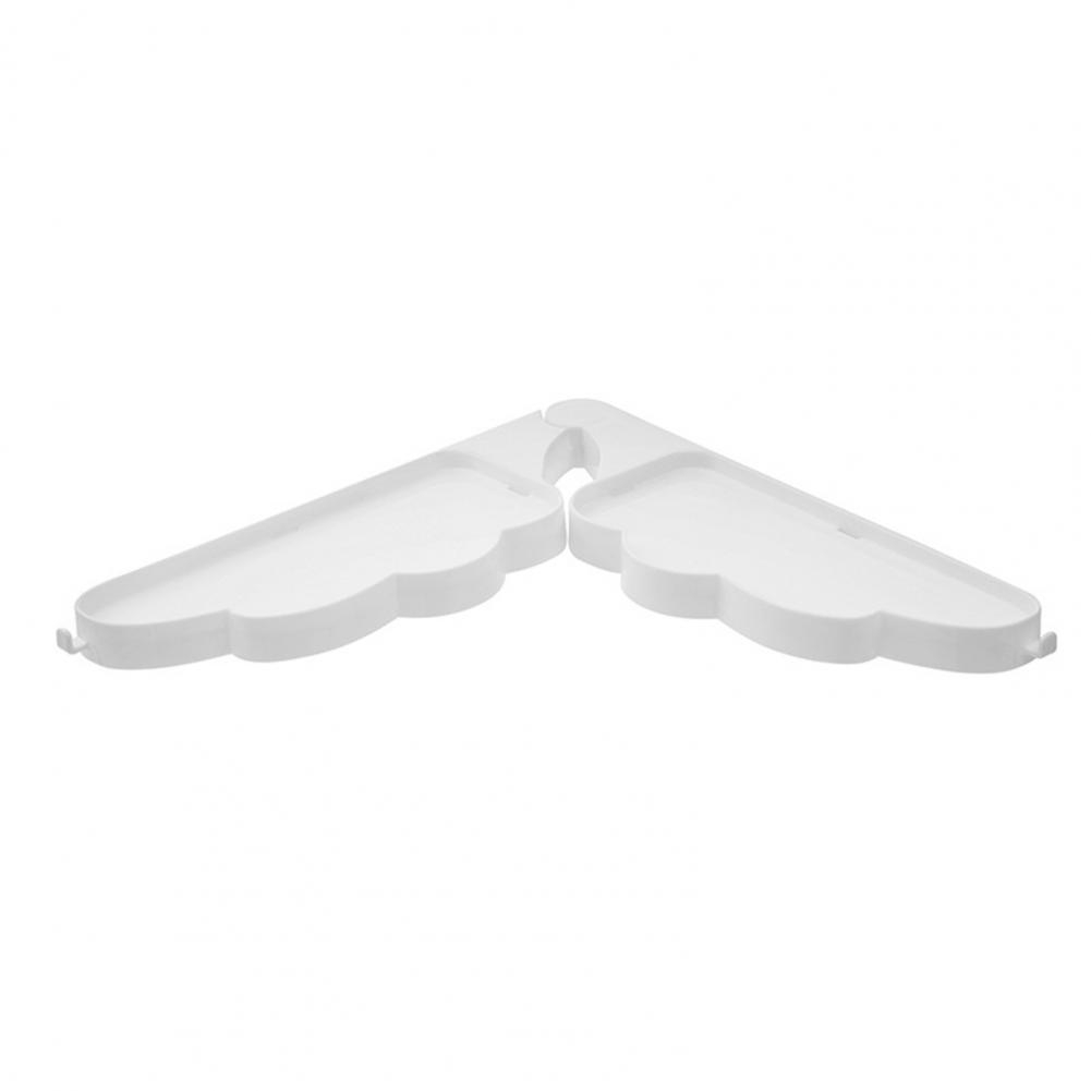 Bathroom Corner Shelves Shower Shelf Angel Wings Household Dishcloth Sponge Dual Drain Basket Kitchen Faucet Storage Rack
