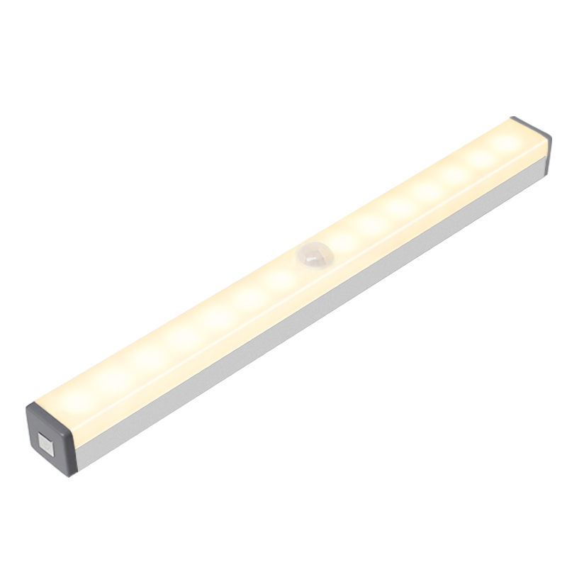 ESL-20 Intelligent LED Human Body Sensor Light Automatic Wireless Night Light Sensor Light Belt Rechargeable Kitchen Cabinet Wardrobe Light