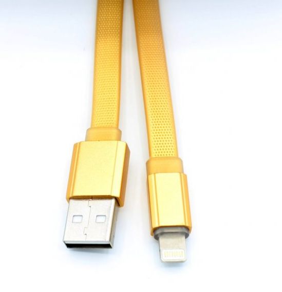 Super Durable Micro USB - iPhone charger Cable- Gold,1m