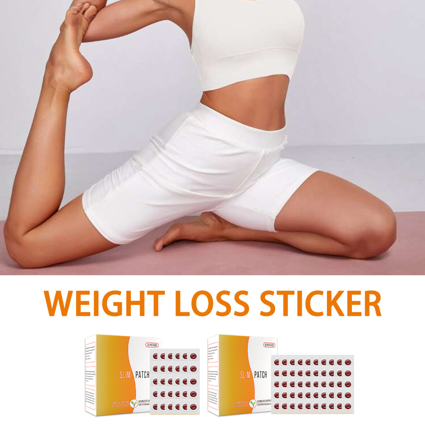 Slimming Patch Fast Burning Weight Lose Natural Herbs Sticker Body Shaping Magnetic Thinner Abdomen Navel Slimming Patch