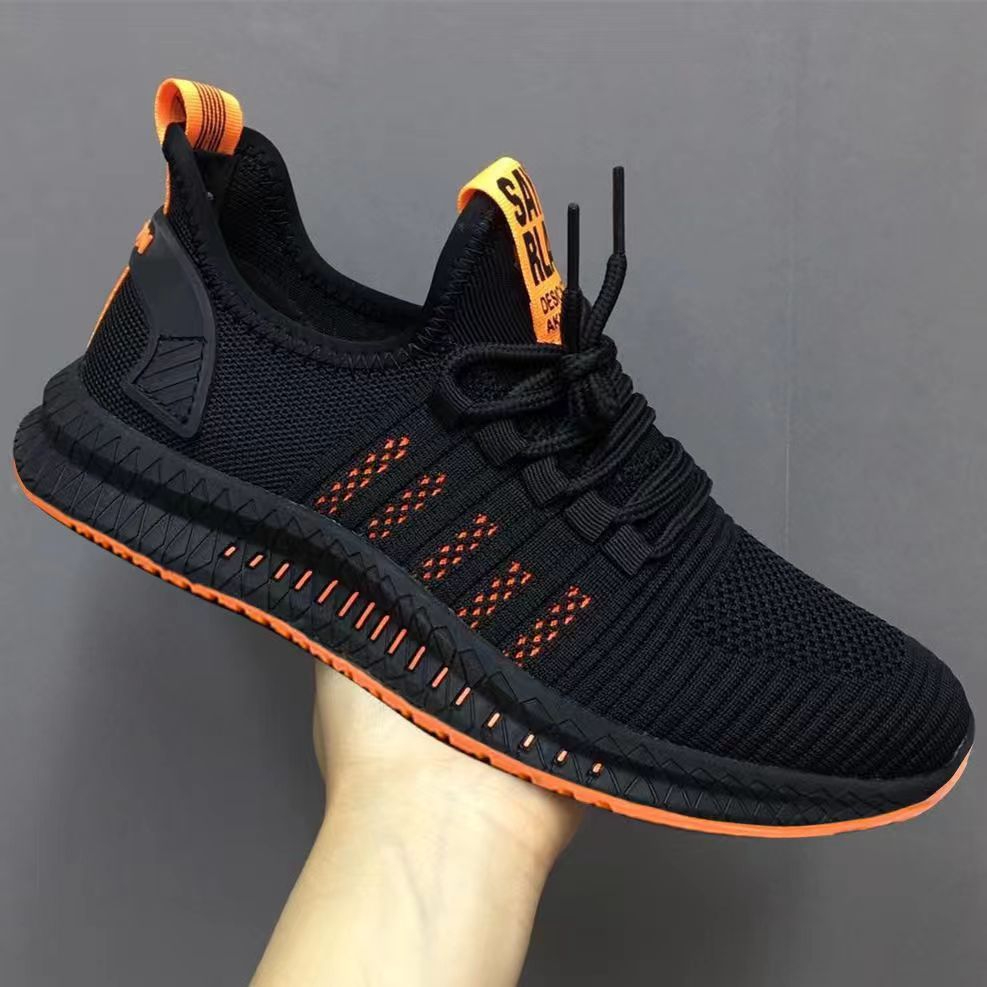 Men's Running Shoes Non-Slip Openwork Breathable Casual Sneakers