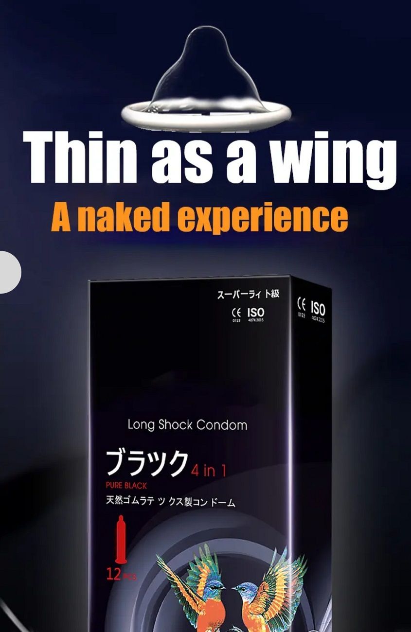Japanese SUMO, SUSU Long Shock Condoms 12PCS,  4-in-1 Pleasure, Ultra-Thin & Warming Best Price in GH!"