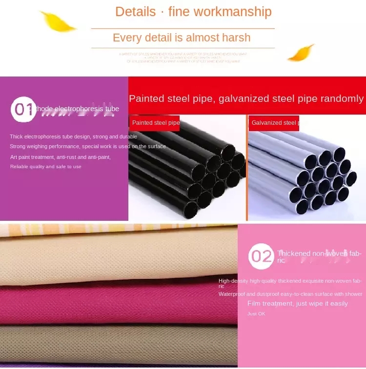 DIY Wardrobe Large Capacity Assemble Closets Portable Home Storage Clothes Organizer Closet