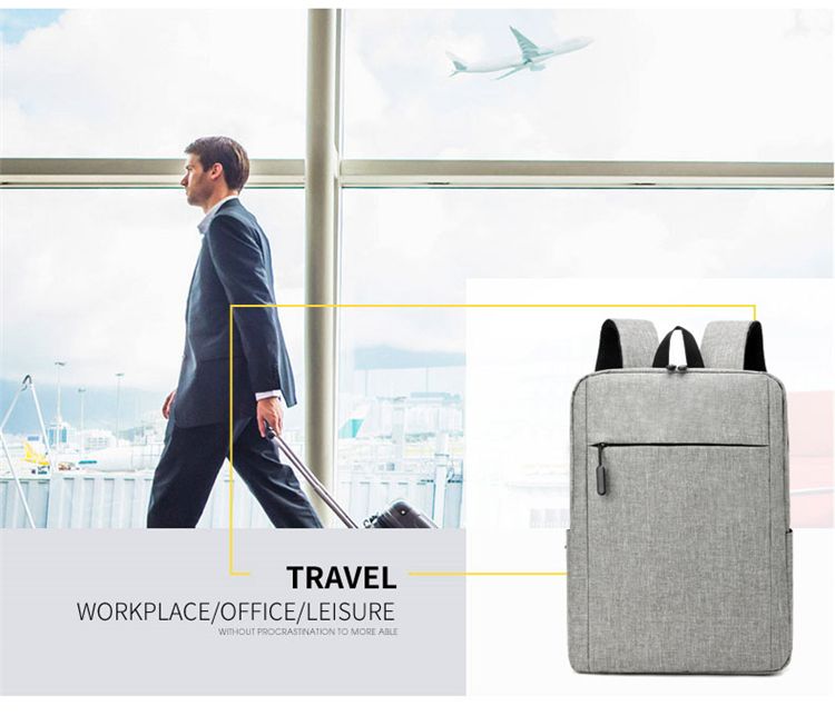 Business laptop backpack-Fashion backpack new simple backpack men's and women's leisure business computer bag Southeast Asia supply