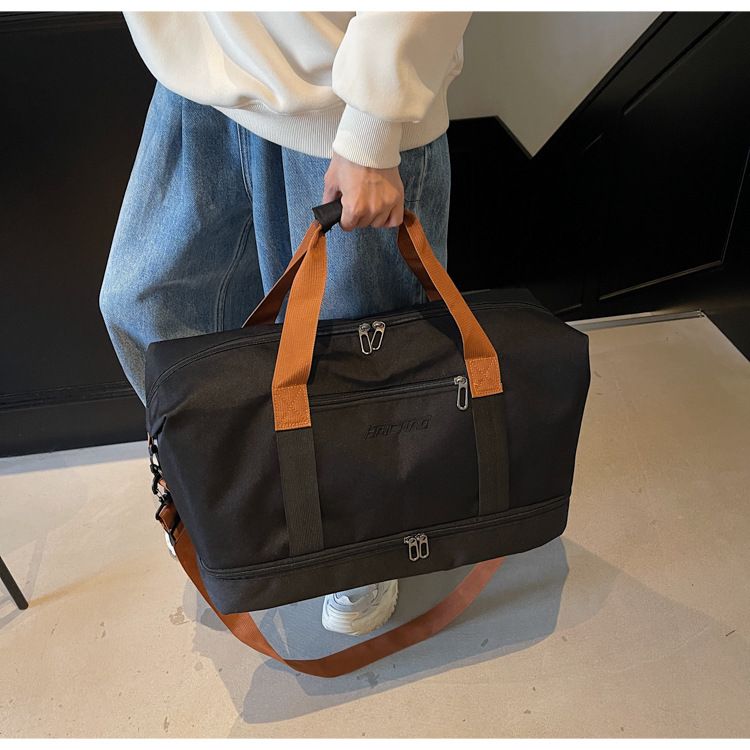 New yoga fitness bag, short-distance business trip large-capacity luggage storage bag, waterproof independent shoe compartment travel bag