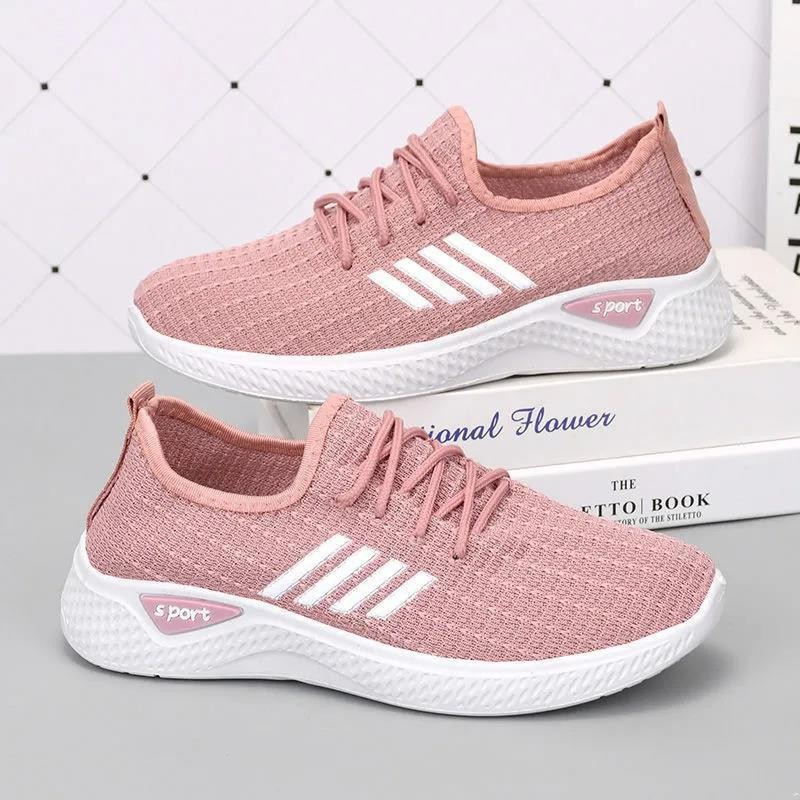 Women's Mesh Sports Breathable Running Shoes Thin Lightweight Casual Shoes