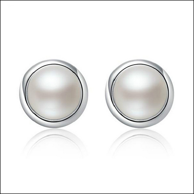 BTBE012 women's pearl earrings freshwater cultured pearl stud earrings stud earrings for girls