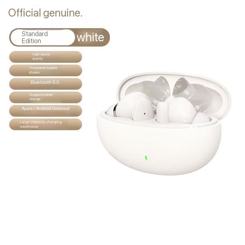 S90 Wireless Bluetooth Headphones In-ear Noise CancellingWhite