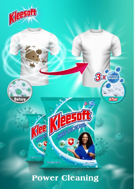 Kleesoft Anti Bacterial Washing Powder 200G/1KG