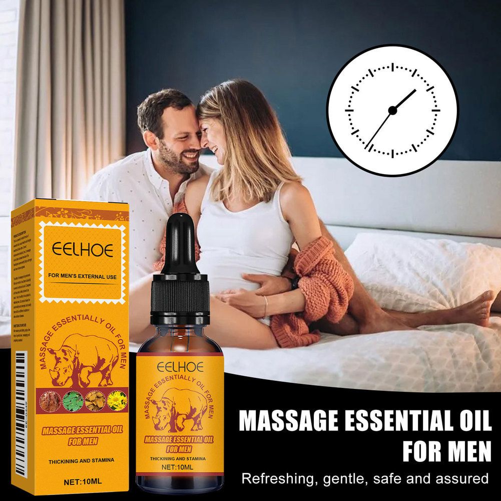 EELHOE Permanent Penis Growth Enlargment Thickening Oil Enlarge For Men Big Dick Cock Erection Enhancer Gel No Side Effects Massage Oil