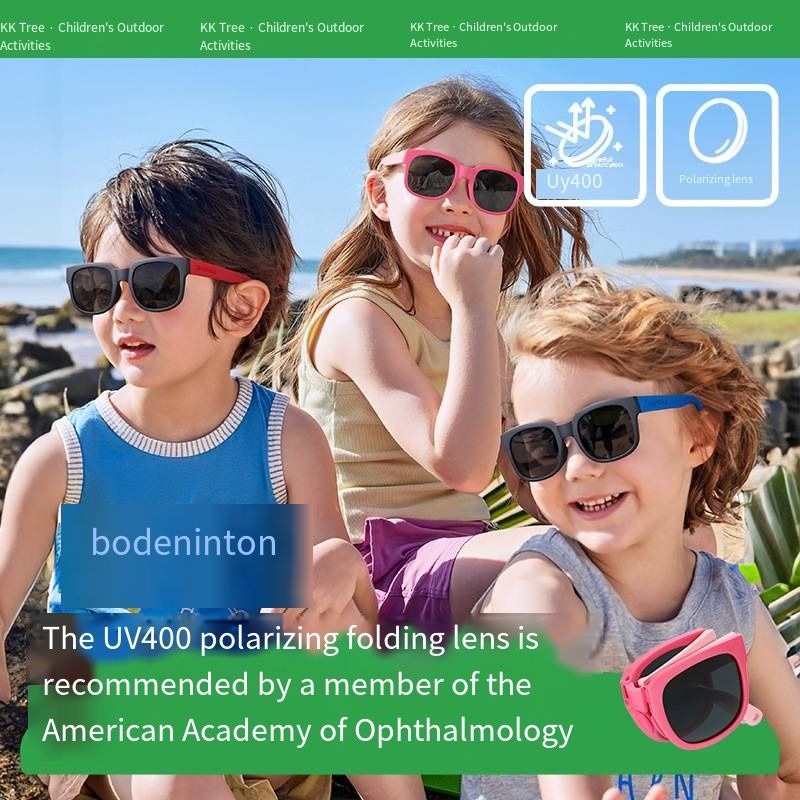 Kids Polarized Sunglasses, UV400 Protection, Foldable & Non-Foldable Options, Flexible Frame Shades for Boys Girls, Outdoor Anti-Glare Eyewear for Toddlers Children
