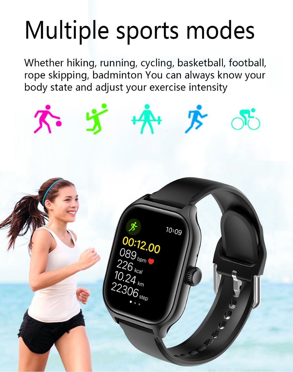 GTS4 smart watch Bluetooth call health monitoring reminder sports watch