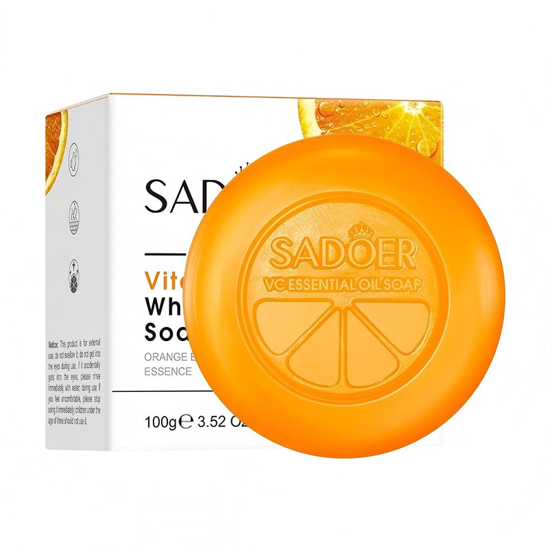 SADOER Vitamin C Refreshing Deep Cleansing Handmade Soap