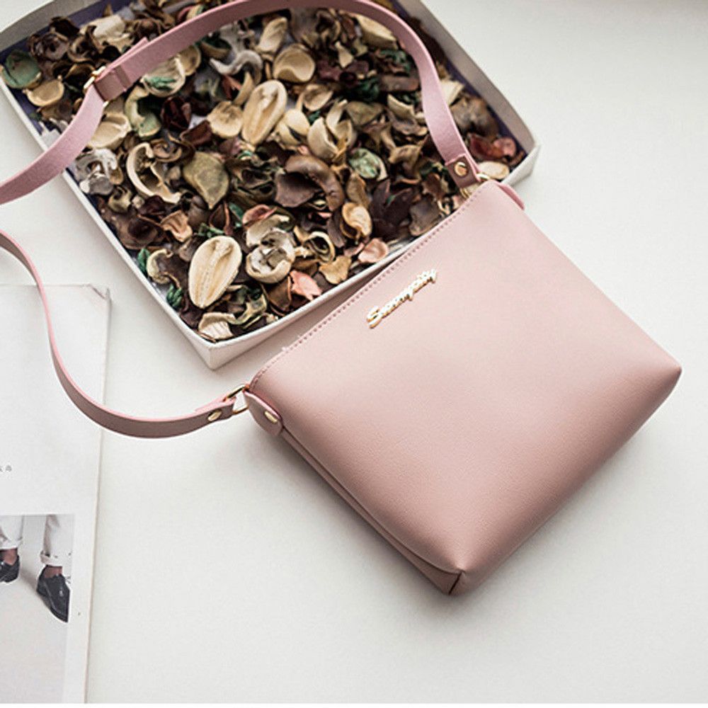 Soft Leather Women Bag Set Luxury Brand Fashion Designer Female Shoulder Bag