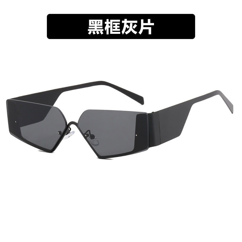 2024 New futuristic frameless Y2K sunglasses 9327