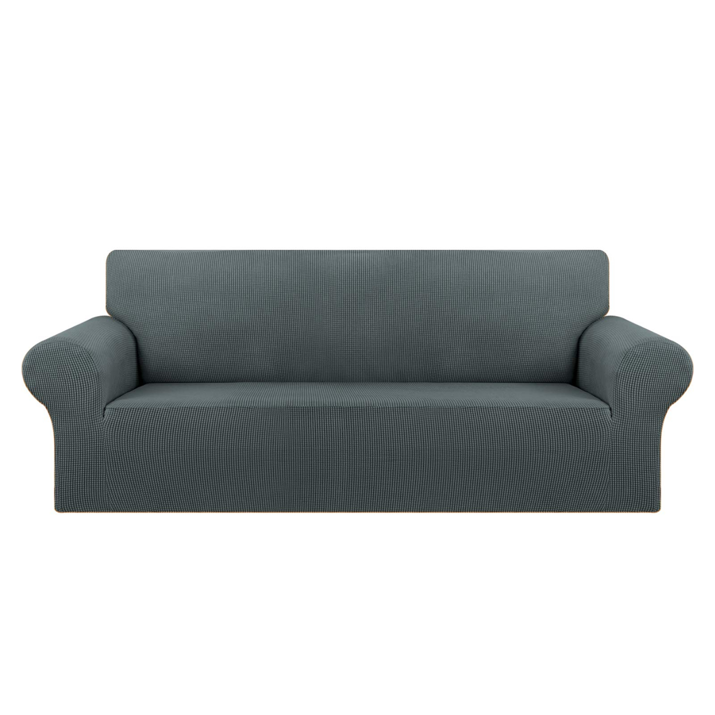 Stretch Sofa Cover Slipcover 1 Piece Couch Sofa Cover Furniture Protector 3 Seater Sofa with Elastic Bottom for Kids,Pet.Jacquard Small Checked Pattern Fabric