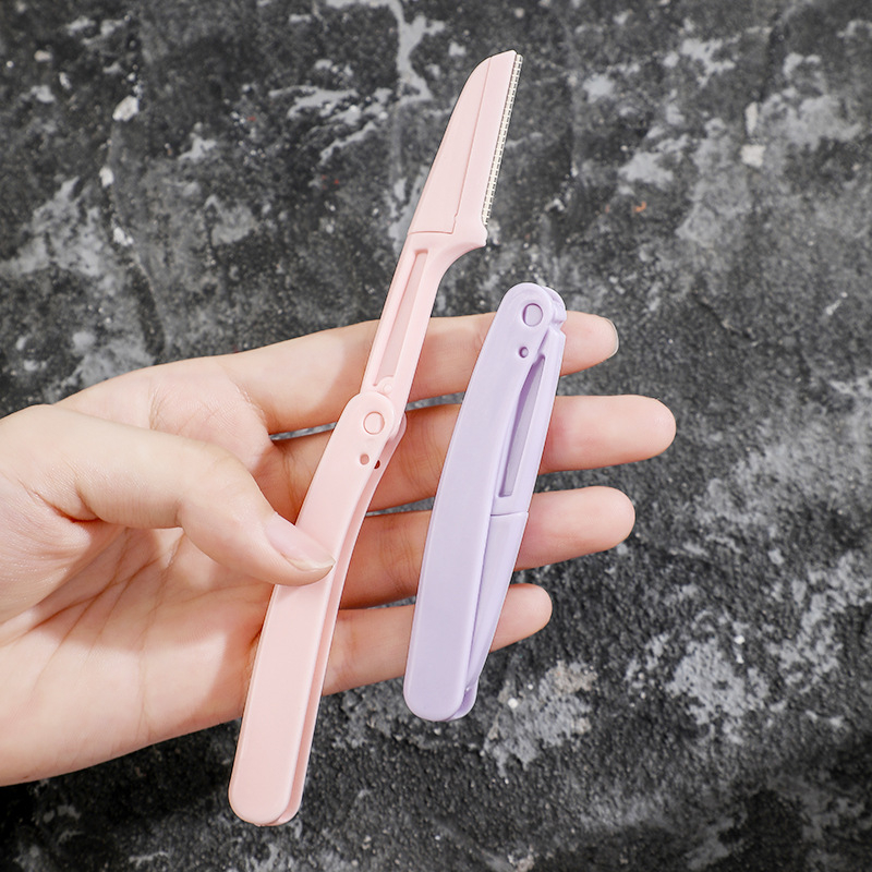 3Pcs Eyebrow Trimmer Portable Face Razor Foldable Eye Brow Epilation Hair Removal Cutters Safety Razor Woman Makeup Tools