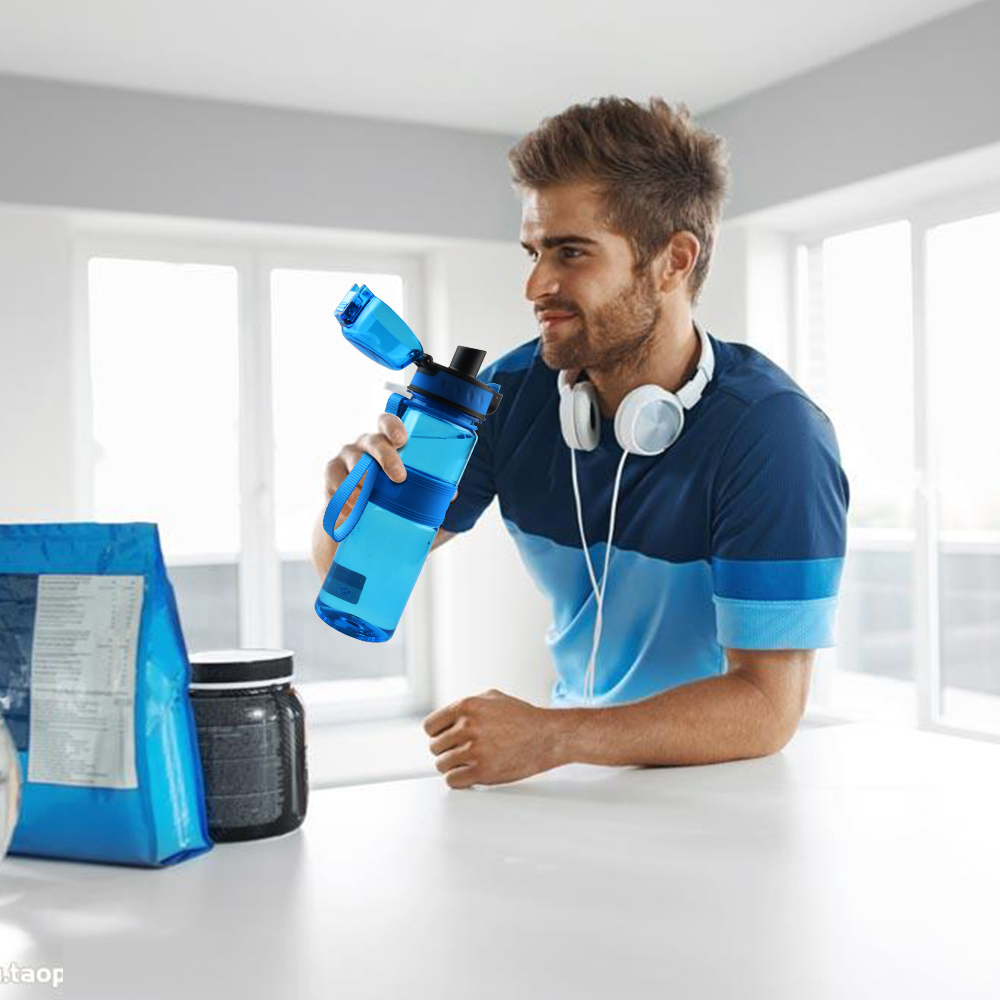 Large Sport Water Bottle- Environmental protection CE/EU Certification Ensure You Drink Enough Water Daily for Fitness, Workout, Gym and Outdoor Sports