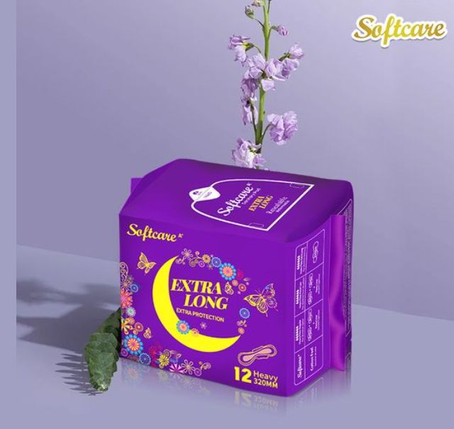 Softcare Extra Long Sanitary Pad 12 Heavy 320mm