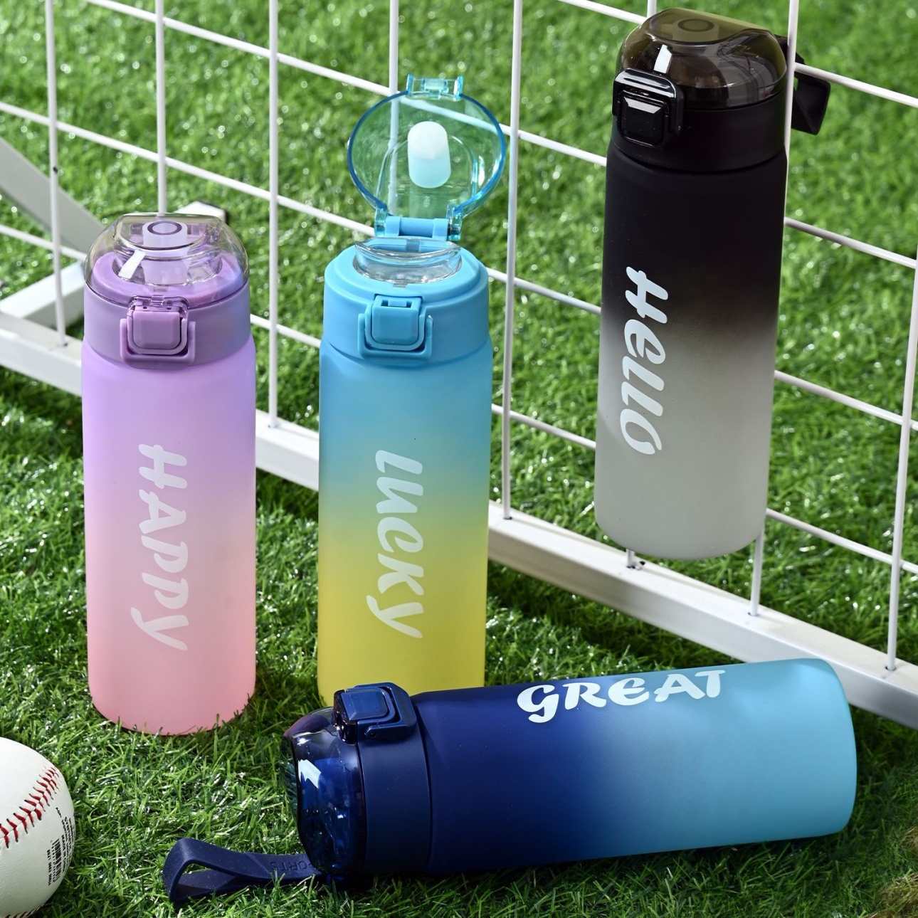 New FCM Sports Water Bottle features premium matte gradient finish for high‑end visual texture. Lightweight portable body with leak‑proof design prevents liquid spilling