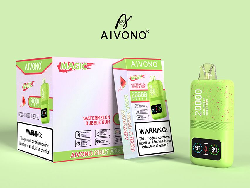 10 pcs 20K Vape-20000 puffs Vape Disposable e-cigarette Puffs 5% or 2% 20000 puffs Cool Mint OEM 600~25K PUFFS Watermelon ice 